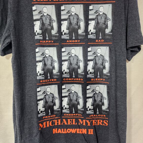 Halloween 2 ''The many moods of Michael Myers'' shirt men's XL - Picture 2 of 6